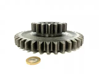 Belarus/MTZ pinion 218 Z = 38/19 (gearbox 4th gear and reverse) (3)